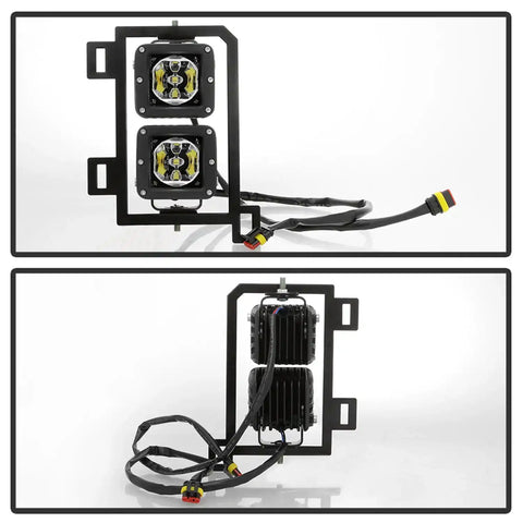 Spyder Auto 9045424 Full LED Fog Lights- Clear -
