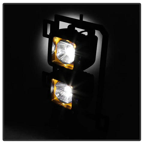 Spyder Auto 9045424 Full LED Fog Lights- Clear -