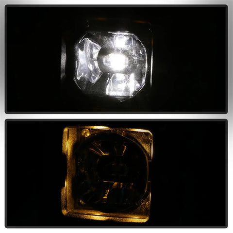 Spyder Auto 9045424 Full LED Fog Lights- Clear -