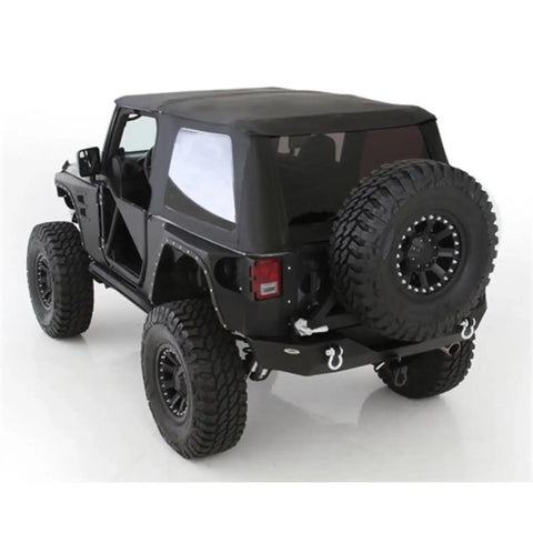 Smittybilt 9073135K - Bowless Combo Top Kit W/Tinted Windows -Black Diamond, 07-18 Wrangler(JK) 2 Door
