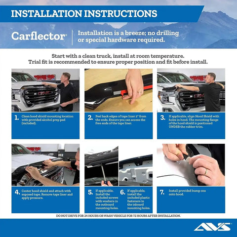Auto Ventshade (AVS) 20768 - Carflector Stone/Bug Deflector