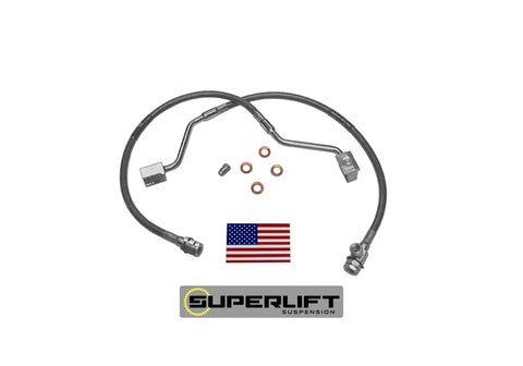 Superlift 91310 Bulletproof Brake Hose - Front 90-96 F-150/Bronco w/ 4-6 Lift