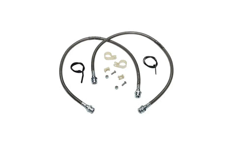 Superlift 91450 Bulletproof Brake Hose - Front 79-96 Toyota PU/4Runner w/ 3-7 Lift