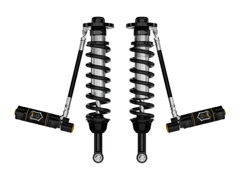 ICON Vehicle Dynamics FRDK_91824E ICON 2021-2023 Ford F-150 4WD/Tremor 3.5-4.5"/2.5-3" Lift Front 2.5 VS Remote Reservoir With CDEV Coilovers Pair