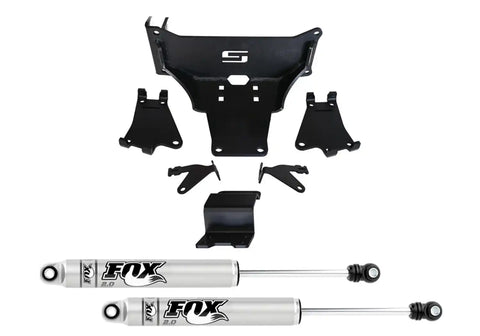 Superlift 92743 Dual Steering Stabilizer Kit-w/ Fox 2.0 Shocks-05-22 F250/350 4WD-No Lift Req
