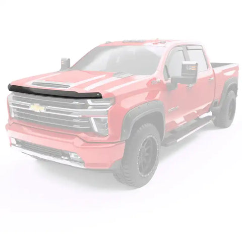 EGR 301885 - 20-23 Chevrolet Silverado 2500 HD / 3500 HD Superguard Hood Shield - Matte Black