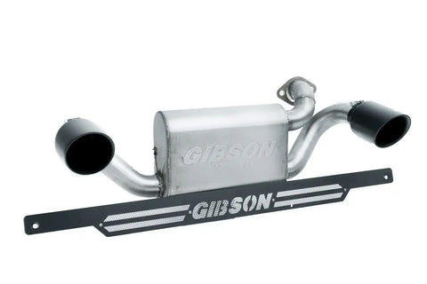 Gibson Performance Exhaust 98046 Polaris UTV Dual Black Ceramic