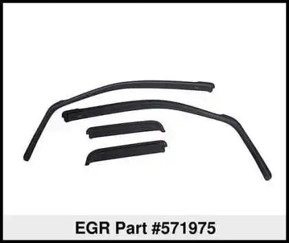 EGR 571975 - 19-23 Chevrolet Blazer In-Channel Window Visors Front/Rear Set Matte Black