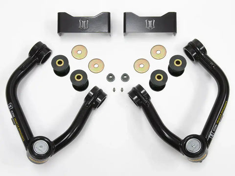 ICON Vehicle Dynamics FRDK_98510DJ ICON 2019-2021 Ford Ranger Tubular Upper Control Arm/Delta Joint Kit Al Knuckle