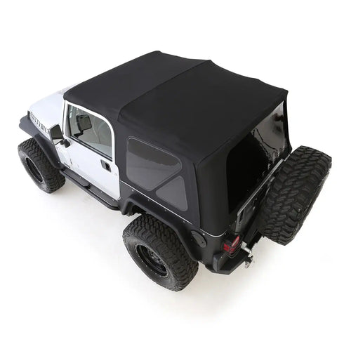 Smittybilt 9974235 - PREMIUM REPL CANVAS TOP 97-06 TJ BLK W/ TINT