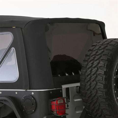 Smittybilt 9974235 - PREMIUM REPL CANVAS TOP 97-06 TJ BLK W/ TINT