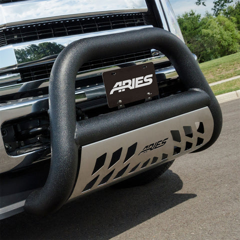 ARIES AL45-3006 - Big Horn 4 Black Aluminum Bull Bar, Select Ford F-250, F-350 Super Duty