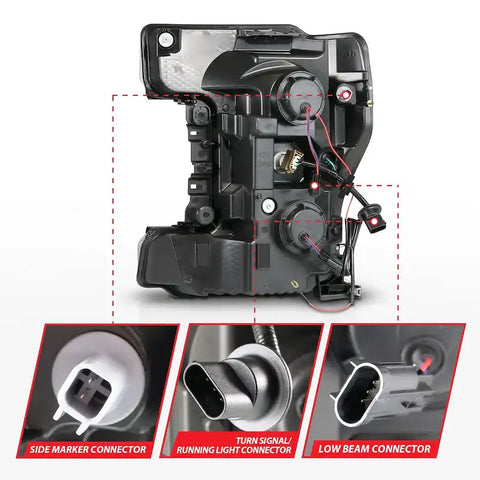 ANZO USA 111577 LED Projector Headlight
