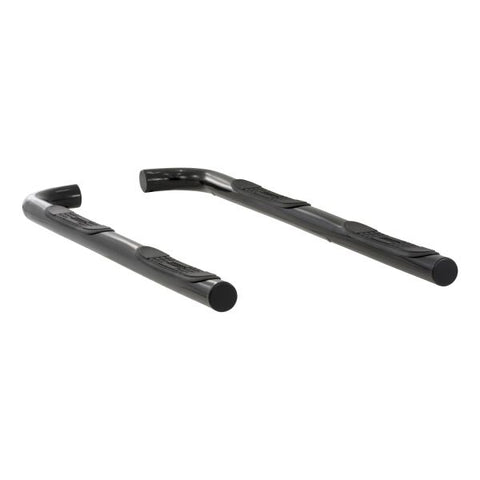 ARIES 201002 - 3 Round Black Steel Side Bars, Select Jeep Liberty