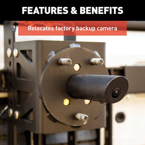 ARIES 2563001 - Jeep Wrangler JL Heavy-Duty Spare Tire Carrier