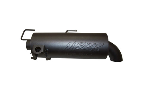 MBRP Exhaust AT-8511P - Polaris ATV. Slip-on system w/Performance Muffler. USFS Approved.