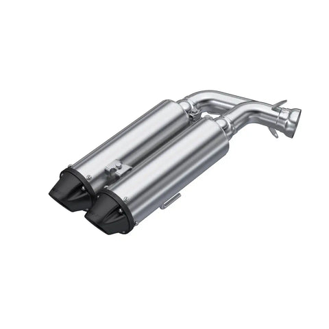 MBRP Exhaust AT-9534PT - Performance Series 4 Polaris Dual Slip-on System.