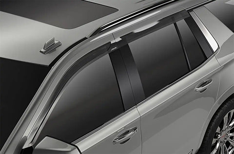 Auto Ventshade (AVS) 894085 - Ventvisor Deflector Smoke Low Profile Outside Mount 4 pc.