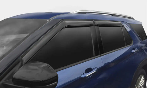 Auto Ventshade (AVS) 94840 - Ventvisor Deflector Smoke Outside Mount 4 pc.