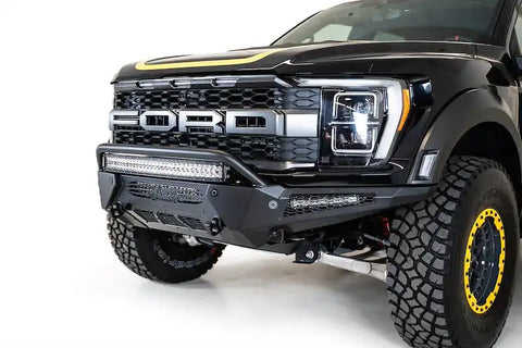 Addictive Desert Designs F210221180103 - HoneyBadger Front Bumper 21-23 Ford F-150 Raptor