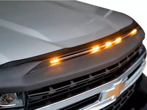 Auto Ventshade (AVS) 753168 - Aeroskin LightShield Hood Protector Black