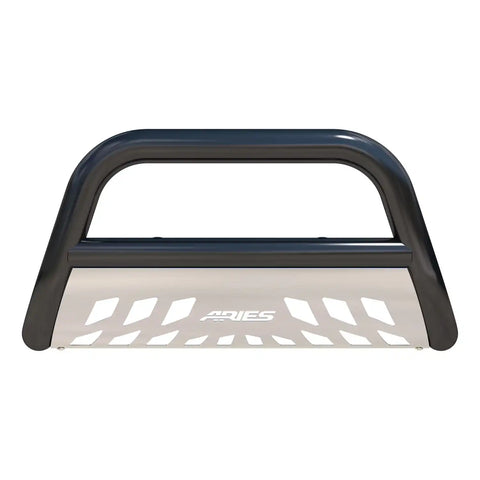ARIES B35-4013 - 3 Black Steel Bull Bar, Select Chevrolet Silverado, GMC Sierra 2500, 3500 HD