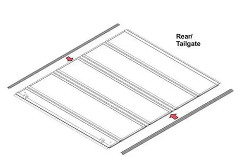 Bak Industries 326A0011 PARTS-326A0011 Tonneau Cover Rail Seal For BAKFlip Models Side Includes 17 Foot Length