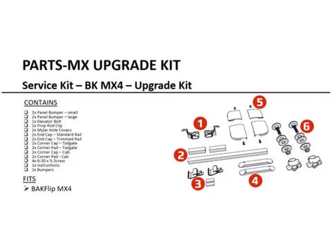 BAK IND PARTS-MX UPGRADE KIT PARTS-MX4 UPGRADE KIT
