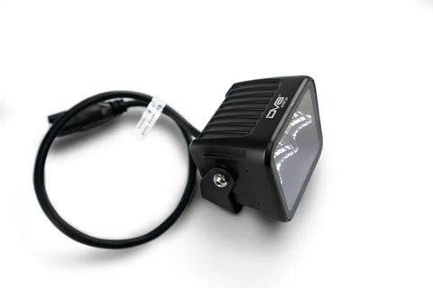 DV8 Offroad BE3EW40W UNIVERSAL 3 INCH CUBE LED LIGHT WITH FLOOD PATTERN AND POST MOUNT