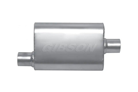 Gibson Performance Exhaust BM0100 MWA Offset/Center Oval Muffler Stainless