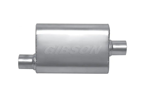 Gibson Performance Exhaust BM0101 MWA Offset/Center Oval Muffler Stainless