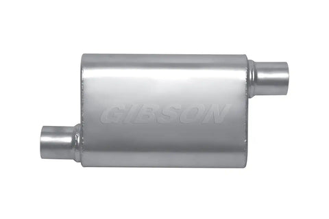 Gibson Performance Exhaust BM0105 MWA Offset/Offset Oval Muffler Stainless