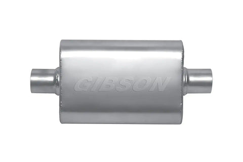 Gibson Performance Exhaust BM0108 MWA Center/Center Oval Muffler Stainless