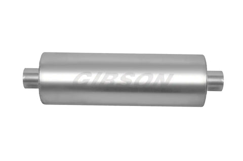 Gibson Performance Exhaust BM0113 MWA Center/Center Round Muffler Stainless