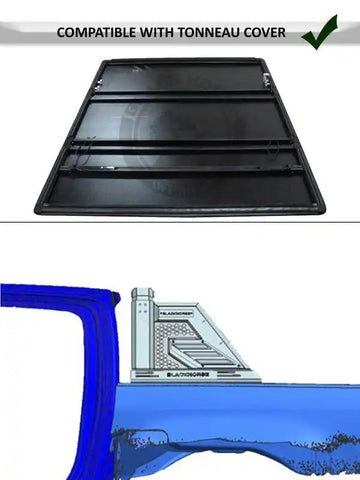 Black Horse Off Road AR2-05B-PLFB Armour II Roll Bar Kit