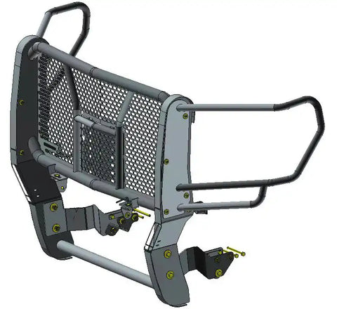 Black Horse Off Road RU-GMSI20-B Rugged HD Grille Guard
