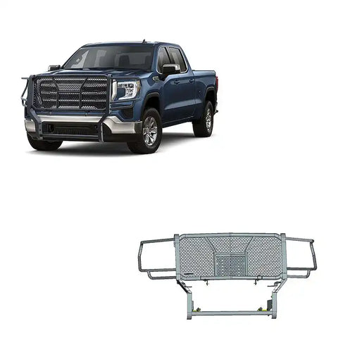 Black Horse Off Road RU-GMSI20-B Rugged HD Grille Guard