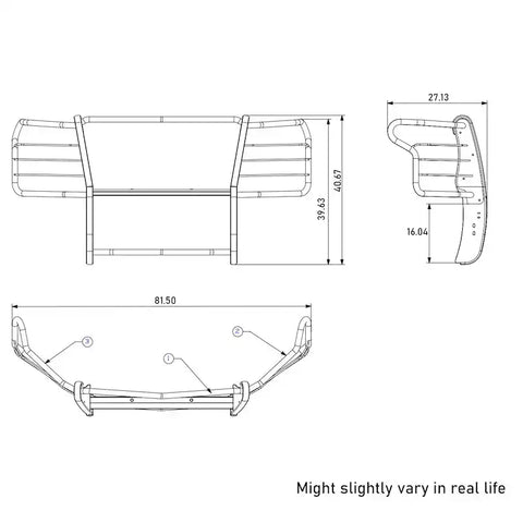 Black Horse Off Road 17GT30MA-PLFB - Steel Modular