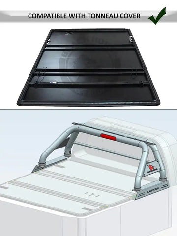 Black Horse Off Road RB002SS Stainless Steel Compatible with tonneau cover