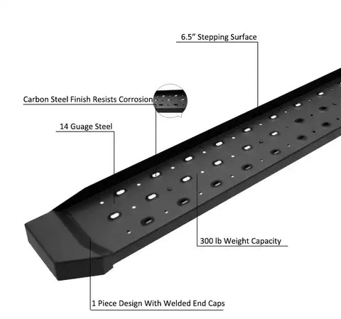 Black Horse Off Road SR-DOR353296 Spartan Running Boards Sprinter (Does Not Work With Rear Air)