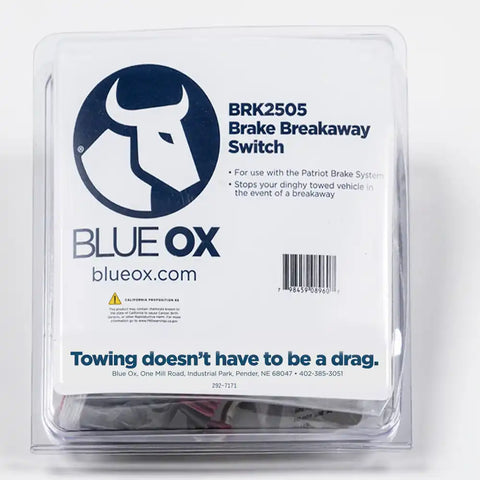 Blue Ox BRK2505 Towed Vehicle Brake Control Breakaway Switch For Use With Blue Ox Patriot Braking System