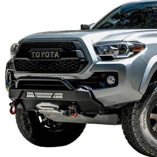 Body Armor 4x4 TC-19339 2016 Through 2021 Tacoma Hiline Front Winch Bumper 800