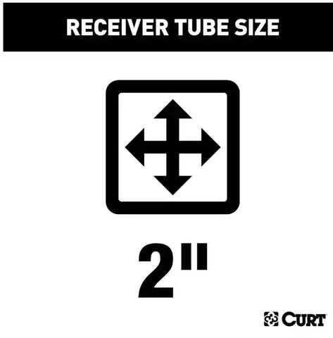 CURT 13478 Class 3 Trailer Hitch, 2-Inch Receiver, Fits Select Kia Carnival