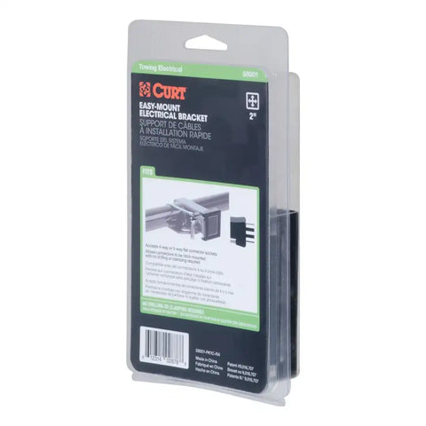 CURT 58001 - Easy-Mount Wiring Bracket for 4 or 5-Way Flat (2in. Receiver)