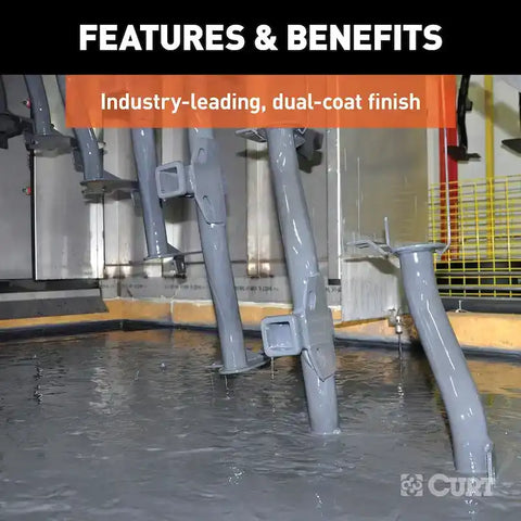 CURT 13146 Class 3 Trailer Hitch, 2 Receiver, Select Honda Pilot, Acura MDX