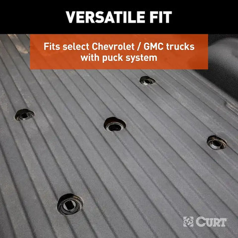 CURT 16057 A25 Sliding 5th Wheel Hitch, 25K, Select Chevy, Ford, GMC Puck System