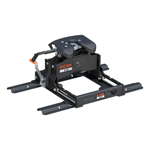 CURT 16621 A16 Sliding 5th Wheel Hitch with Rails, 16,000 lbs.