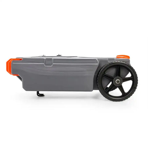 Camco 39002 Portable Waste Holding Tank Rhino , Tote Tanks 21 Gallon 2 Wheel Design Blow-Molded Polyethylene