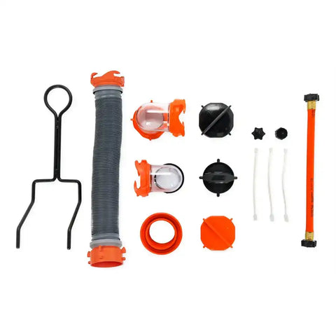 Camco 39002 Portable Waste Holding Tank Rhino , Tote Tanks 21 Gallon 2 Wheel Design Blow-Molded Polyethylene