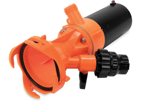 Camco 39040 Rhino Macerator Pump Kit – 12V RV Sewer Waste Pump System with Accessories